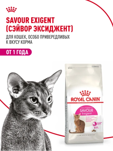 Сухой корм Royal Canin Savour Exigent для кошек, 10 кг фото 13