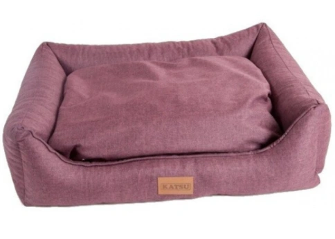 Лежак Katsu Sofa Opi Big Size для животных, бордовый, 130 см х 115 см х 14 см фото 1