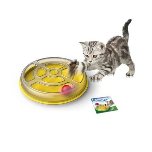 Игрушка Georplast Vertigo для кошек, с шариком пластик, 29 см фото 1