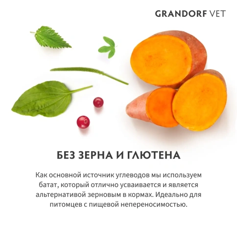 Сухой корм Grandorf Veterinary Hypoallergenic для кошек при пищевой непереносимости, 2 кг фото 4