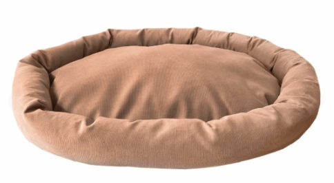 Лежак Homepet для домашних животных, Микровелюр Caramel №1 карамель, 60 см х 45 см х 10 см фото 1