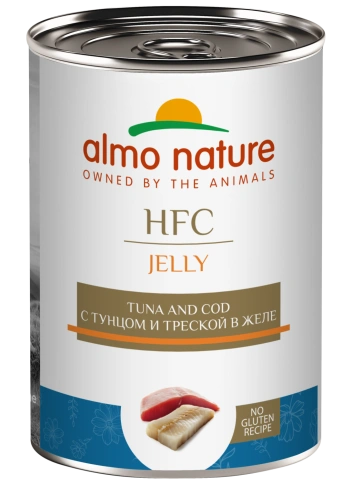 Влажный корм Almo Nature для собак с треской и тунцом в желе, 100 г фото 1