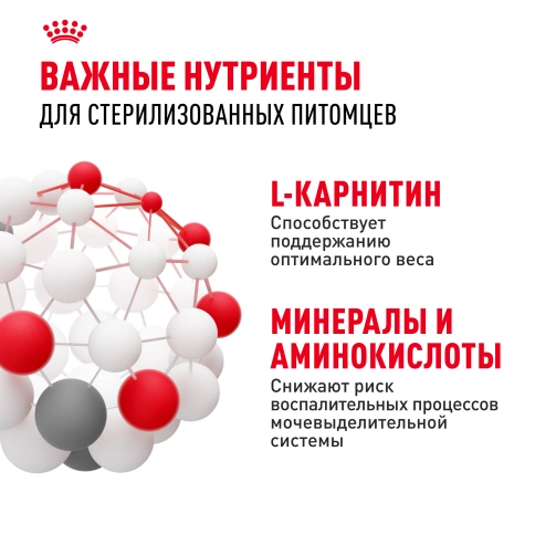 Сухой корм Royal Canin Sterilised для кастрированных котов и стерилизованных кошек, 1.2 кг фото 5