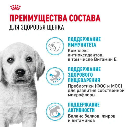 Сухой корм Royal Canin Labrador Retriever Puppy для щенков, 3 кг фото 3