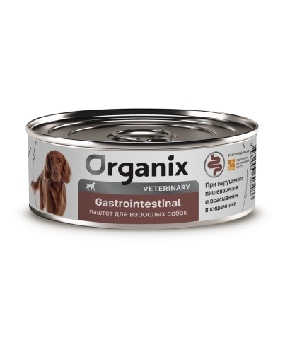 Влажный корм Organix Veterinary Gastrointestinal для взрослых собак при расстройствах пищеварения, 100 г фото 1