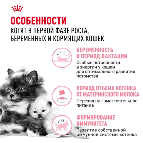 Сухой корм Royal Canin Mother & Babycat для котят, беременных и лактирующих кошек, 2 кг фото 2