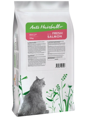 Сухой корм Almo Nature Hairball для взрослых кошек со свежим лососем, 12 кг фото 2