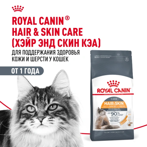 Сухой корм Royal Canin Hair & Skin Care для кошек, 400 г фото 13