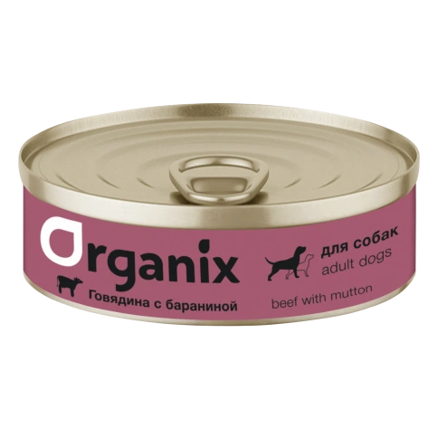 Влажный корм Organix Preventive Line Beef & Mutton для собак, с говядиной и бараниной, 100 г фото 1