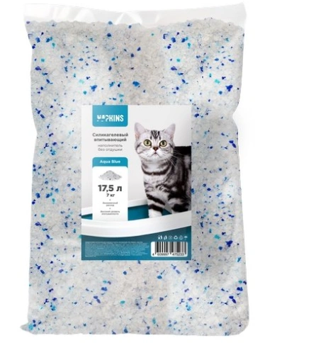 Наполнитель Napkins для кошачьего туалета, силикагелевый впитывающий, без отдушки, 17.5 л фото 1