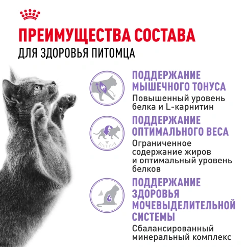 Сухой корм Royal Canin Sterilised для кастрированных котов и стерилизованных кошек, 1.2 кг фото 3