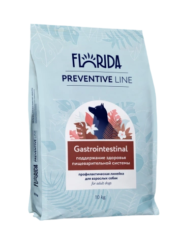 Сухой корм FLORIDA Gastrointestinal для собак для поддержание здоровья пищеварительной системы, 10 кг фото 1