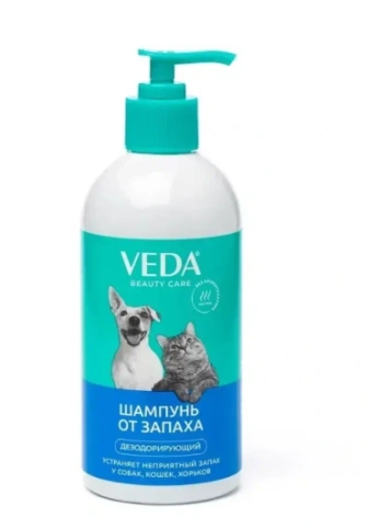 Шампунь Veda для собак, кошек и хорьков дезодорирующий, 500 мл фото 1