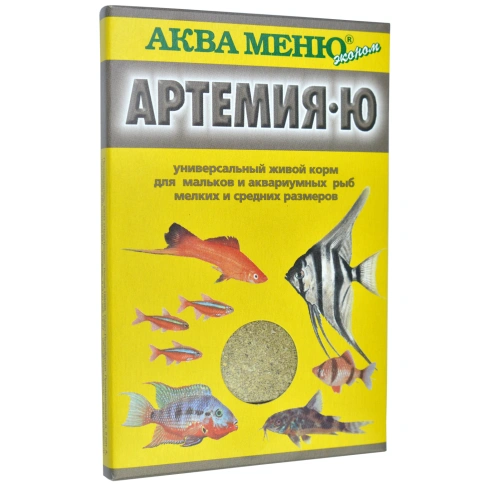 Корм для рыб Аква Меню Артемия-Ю для мальков и мелких рыб, 30 г фото 1