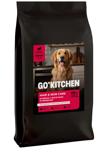 Сухой корм GO'KITCHEN для щенков и собак всех возрастов с ягненком, 9.98 кг фото 3