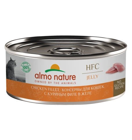 Влажный корм Almo Nature для кошек с куриным филе в желе, 100 г фото 1