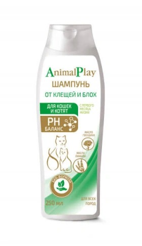 Шампунь Animal Play репеллентный для кошек, 250 мл фото 1