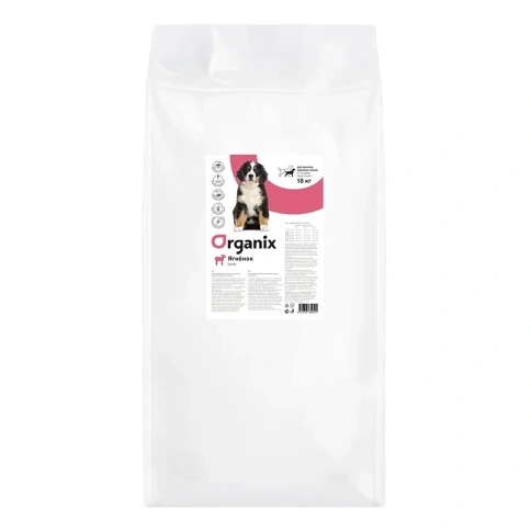 Сухой корм Organix Puppy Large Lamb для щенков крупных пород, с ягненком, 18 кг фото 1