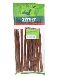 Лакомство Titbit кишки говяжьи для собак, полипропиленовый пакет, 60 г фото 1
