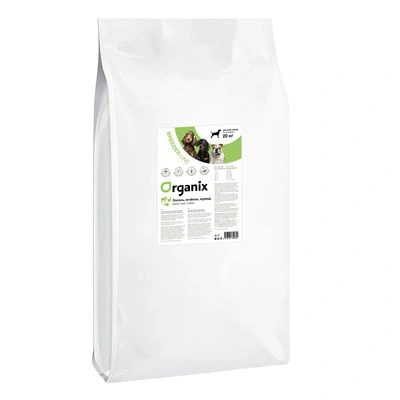 Сухой корм Organix Breeder Adult Salmon, Lamb & Chicken для взрослых собак, с лососем, ягненком и курицей, 20 кг фото 1