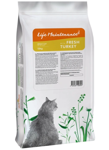 Сухой корм Almo Nature для взрослых кошек со свежей индейкой и коричневым рисом, 12 кг фото 2