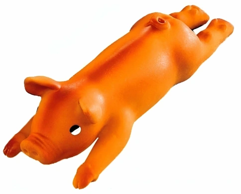 Игрушка Homepet для собак, кабан с пищалкой латекс, 16,5 см фото 1