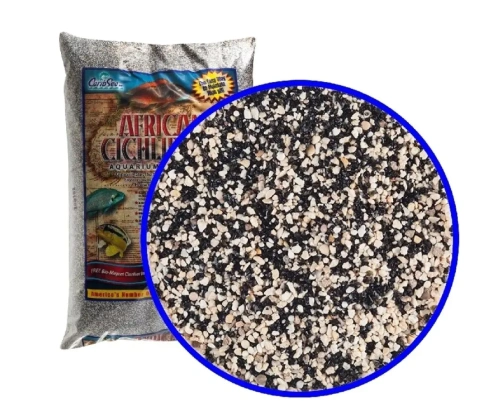 Грунт Caribsea Аква пресноводный Sahara Sand черно-белый, фракция 0,5-1,5 мм, 9 кг фото 1