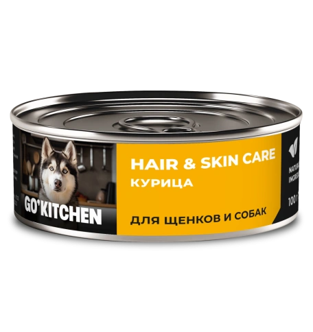 Влажный корм Go'Kitchen Chicken для щенков и собак, с курицей, 100 г фото 1