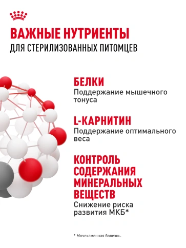 Сухой корм Royal Canin Sterilised для кастрированных котов и стерилизованных кошек, 1.2 кг фото 26