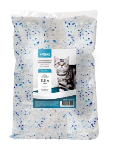 Наполнитель Napkins для кошачьего туалета, силикагелевый впитывающий, без отдушки, 3.8 л фото 1