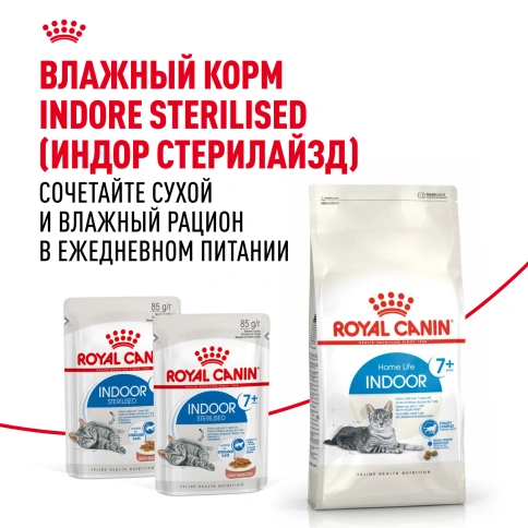 Сухой корм Royal Canin Indoor 7+ для кошек, 400 г фото 11